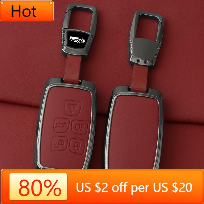 Interior Mouldings Car Zinc Alloy Key Case Cover Shell For Land Rover Range Rover Discoverry 5 Sport Evoque For JAGUAR XE XF XJ