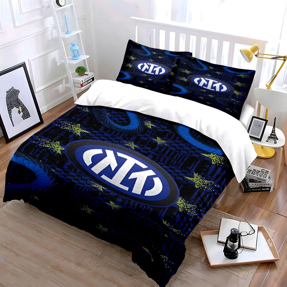 Blue snakes and logo. Bedding sets Duvet cover sets Duvet covers Pillowcases(1 * Duvet Cover 2 * Pillowcases without duvet insert)