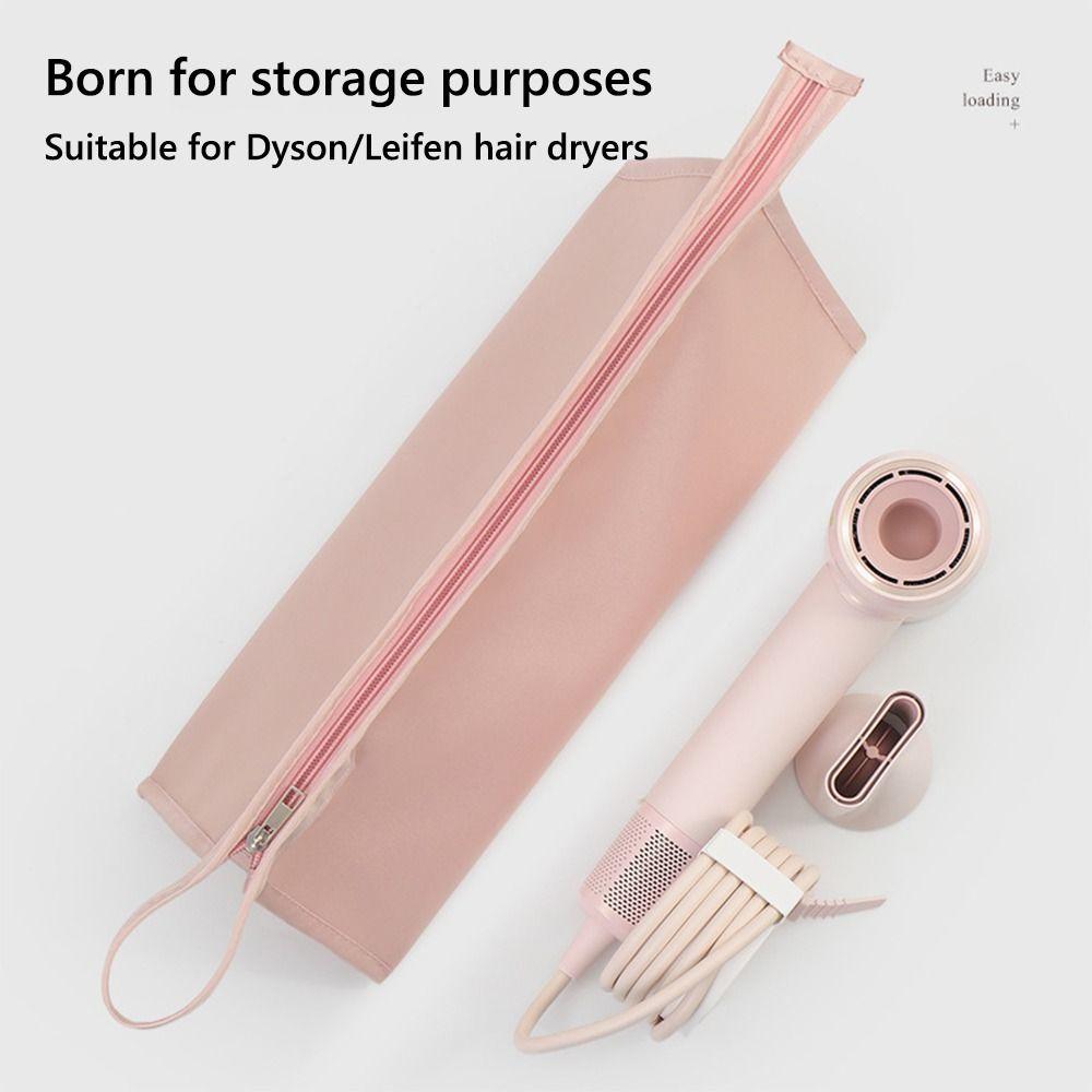 Waterproof Hair Dryer Bag Solid Color Carrying Case Portable Storage Bag  For Airwrap Styler