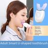 Rechargeable U-Shape Sonic Toothbrush: Soft, Full-Body Washable, Automatic Timer for Adults