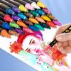 36-Pack  Acrylic Paint Markers Vibrant Color Assortment Dual-Tip Quick Dry Non Toxic for Kids Adult
