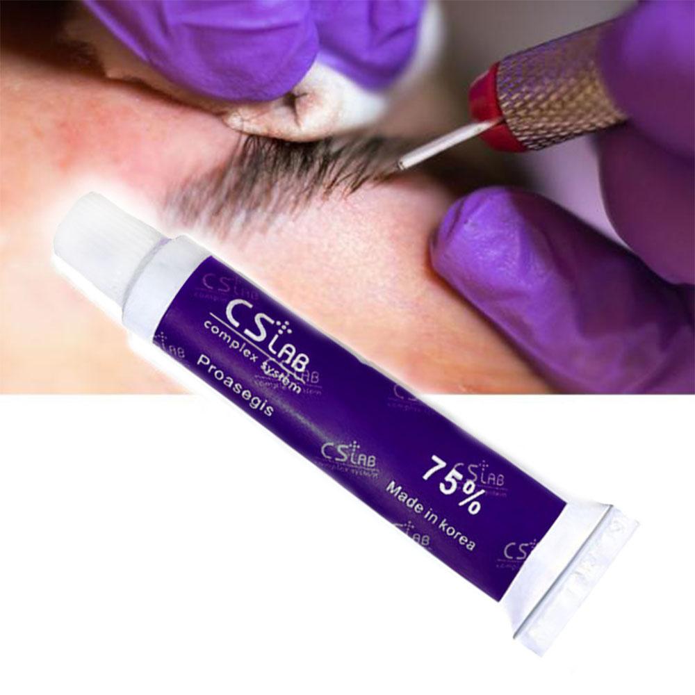 10 г анестетик для татуировки, быстрое онемение кожи, CS75%, фиолетовый крем, полупостоянный