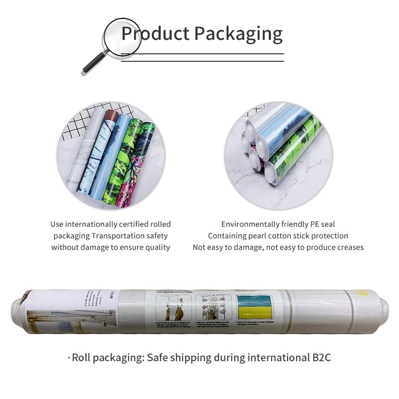 PVC Full Door Stickers Wall Decoration Bedroom Kids Room Cartoon 3D Wallpaper Abstract Line Wardrobe Home Renovation Art Murals