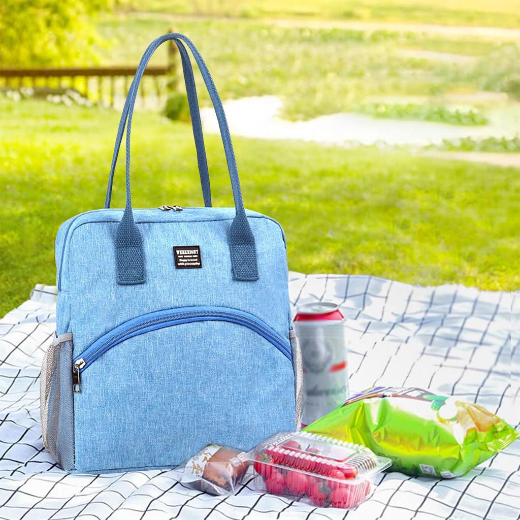 Insulated Lunch Bags, Resuable Leakproof Lunch Box, Durable Cooler Tote Bag, Lunch Container Meal Prep Lunch Tote Bag Thermal Lunchbox