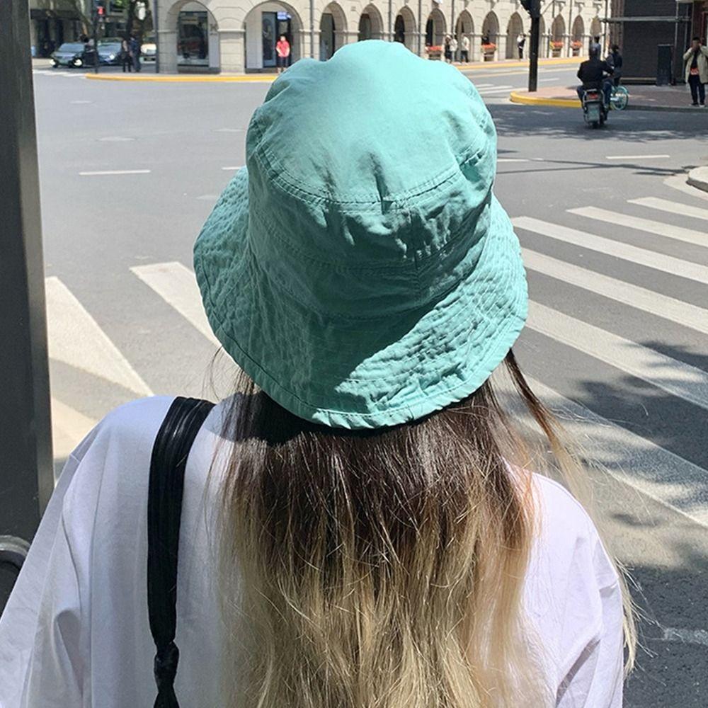 Sun Protection Fisherman Hat Breathable Sunhat Fashion Beach Cap for Spring Summer