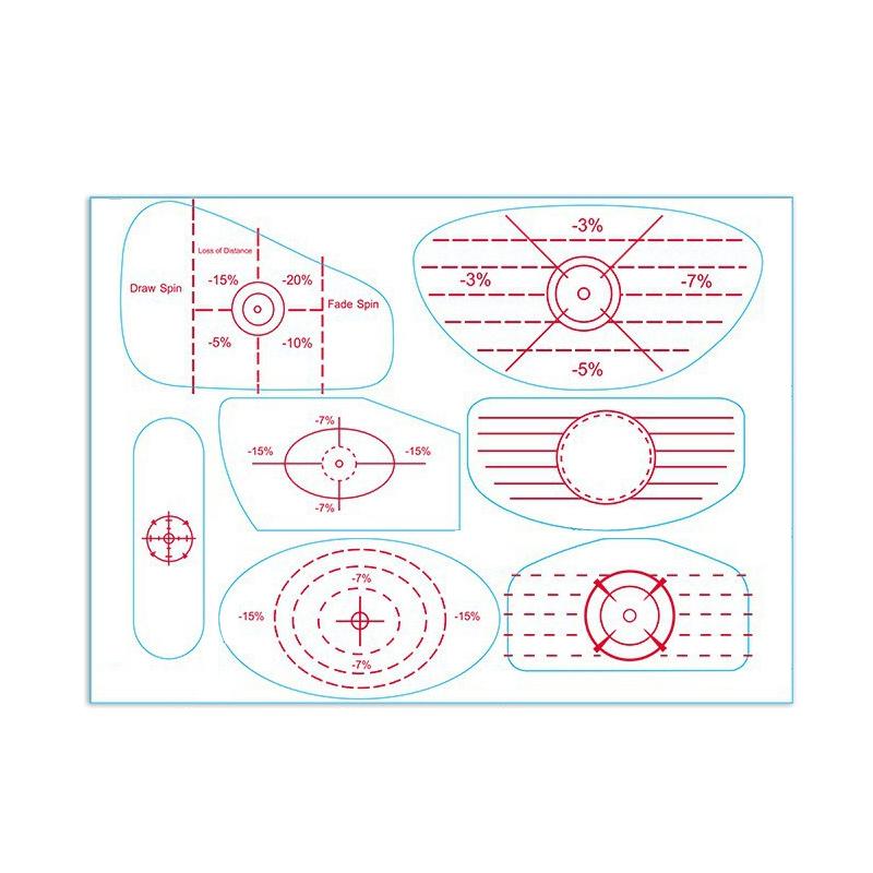 10Pcs Golf Club Face Impact Stickers Swing Training Aid Labels for Driver Iron Putter Practice Strike Tape to Correct Hitting Alignment Tool