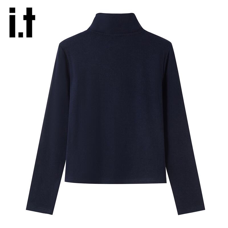 izzue itPOLO Women's Half-Zip Long Sleeve T-Shirt