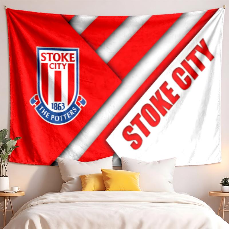 Stoke City Football Club Tapestry highquality for decorating living room bedroom dorm walls ideal as bedroom wallart orholiday gift