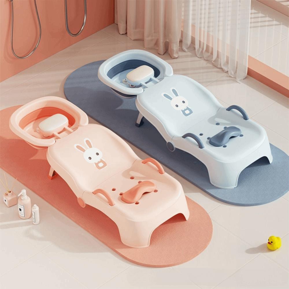 Adjustable Baby Hair Pool Bed Foldable Bath Seat Bathtub New Salon Seat Chair Boys Girls