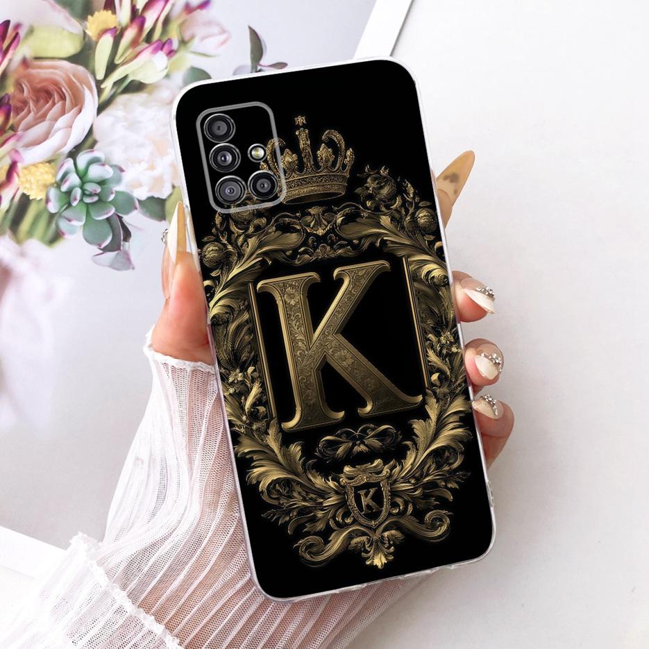 Чехол для Samsung Galaxy A51 5G SM-A516B, роскошный чехол с буквами и короной, мягкий тонкий чехол для телефона Samsung A51 A 71 Galaxy A71 5G
