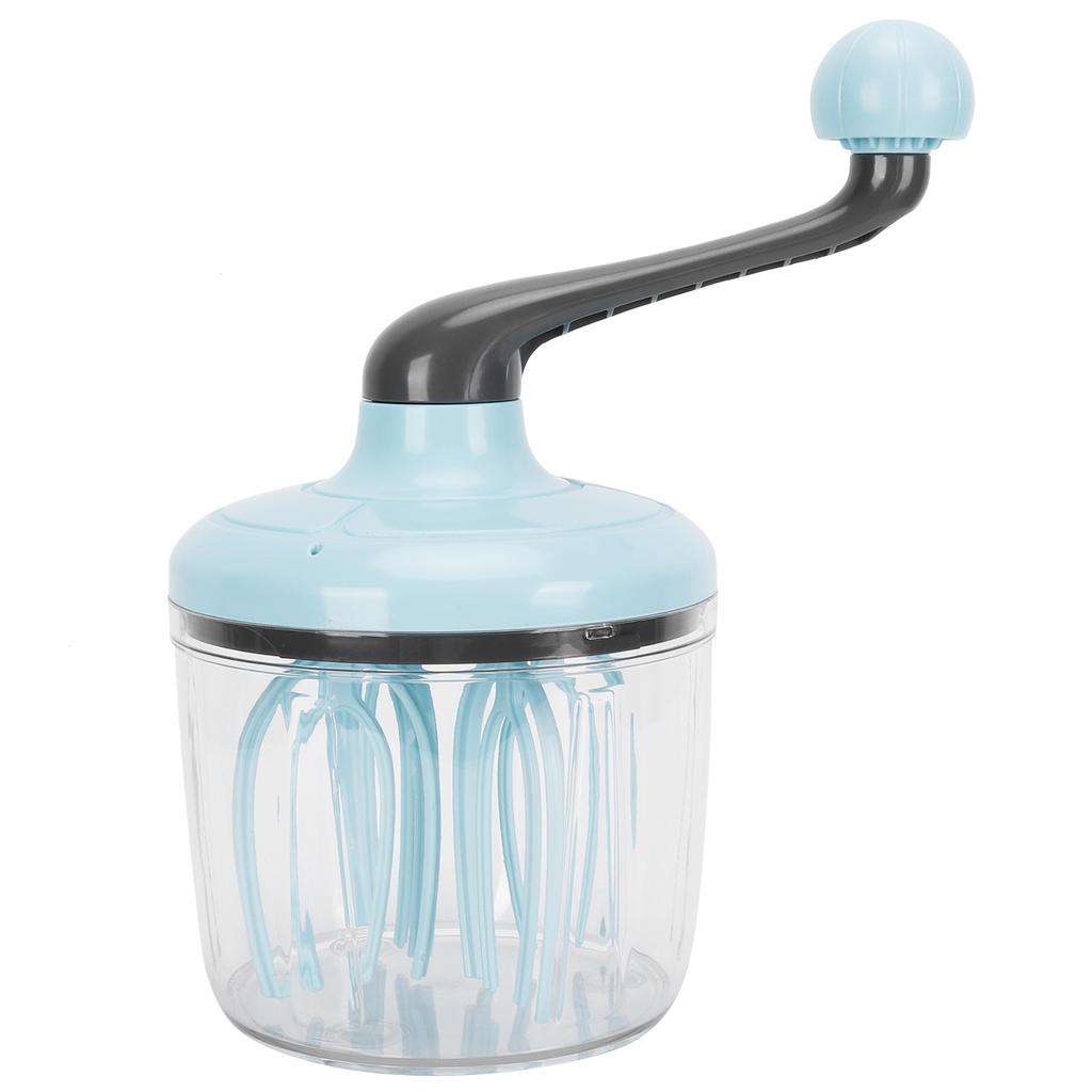Cream Mixer Whisk Semi Automatic Manual Egg Milk Foam Frother Home Kitchen Accessory Green
