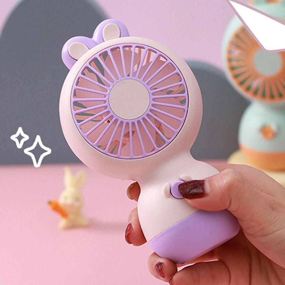 Portable Rabbit Desktop Fan Multifunctional Small Electric Fan Cooling Fan  for Office Desk Student