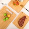 Разделочная доска из бамбука, утолщенная двухсторонняя разделочная доска для мяса и овощей, кухонная разделочная панель с вертикальным хранением, защита от плесени и фруктов