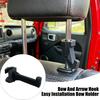 Truck Car Bow Hanger Compound Bows Bracket Universal Headrest Mount Archery Hook for Vehicle Storage And Hunting Transport