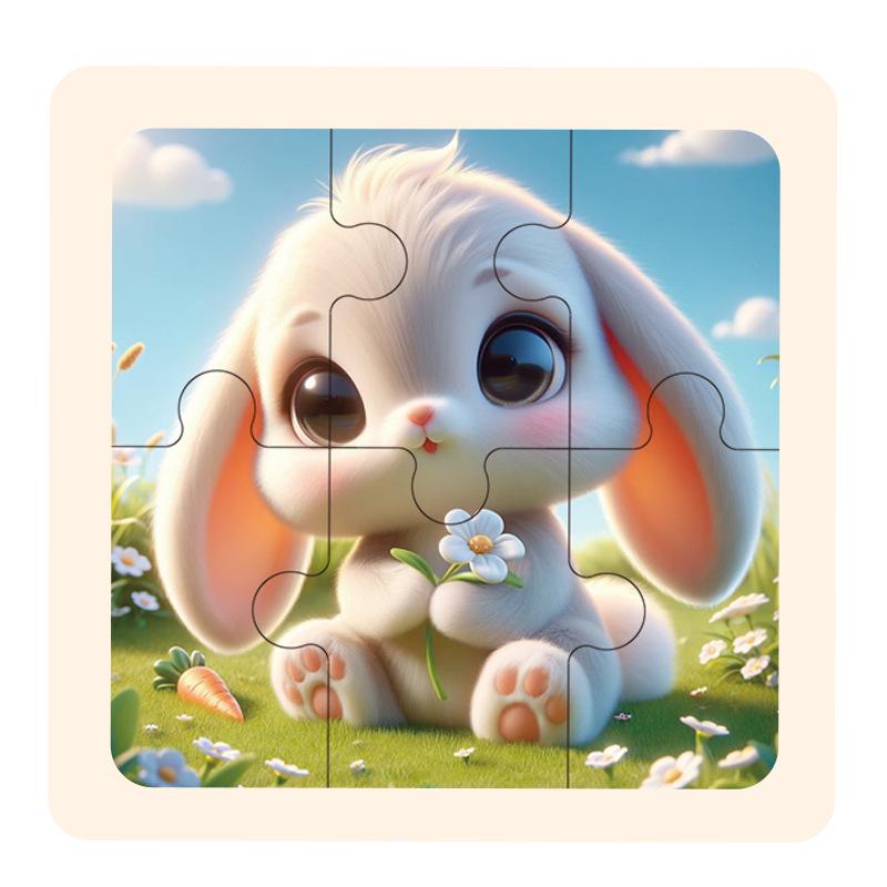 Деревянный развивающий пазл для малышей, 1-5 лет