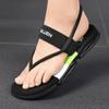 Летние мужские сандалии с Т-образным ремешком, повседневные шлепанцы, пляжные сандалии для мужчин