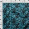 oneOone Cotton Flex Dark Green Fabric Tie Dye Dress Material Fabric Print Fabric By The Yard 40 Inch