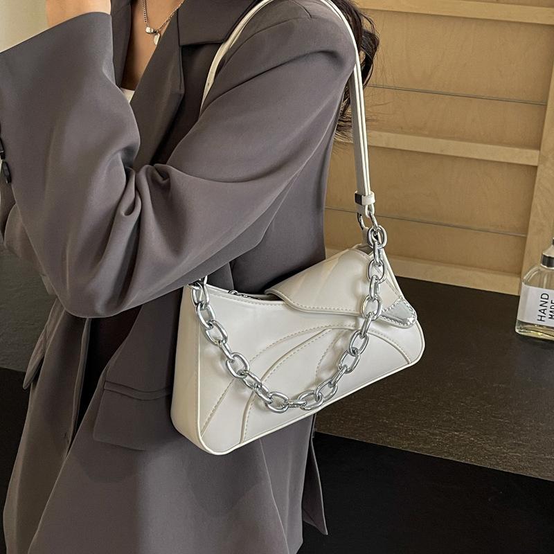 Retro One Shoulder Underarm Bag for Women's Autumn New Versatile High Quality Chain Crossbody Bags Classic Chic Handbags