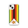 Coque Pour iPhone - PIXELFORMA - iPhone 14 - Drapeau Du Zimbabwe - Design Léger - Protection Optimale