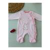 Розовый комбинезон для девочек с вышивкой Dnzc Romantic Elephant