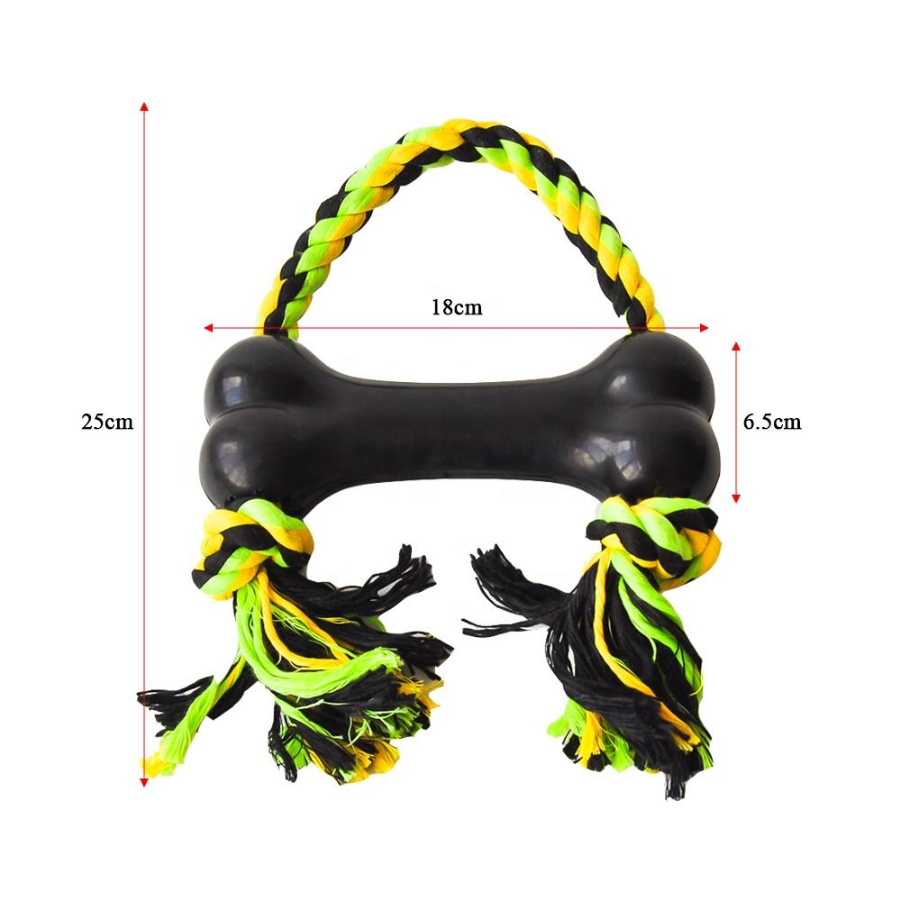 Hot Selling Natural Rubber Dog Toy for Tough Chewers Dog Chew Bone Dog Toys Chew
