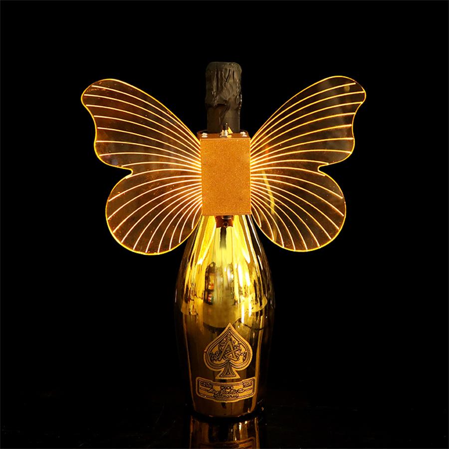 Шампанское Светодиодные бутылки Бенгальские огни Бутылочные сервисные огни Светодиодные бутылки Бенгальские огни Перезаряжаемые светодиодные стробоскопические палочки