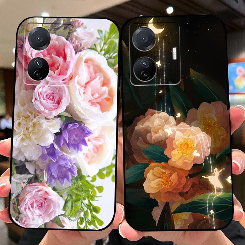 Чехол для iQOO Z6 Pro 5G Z6 Милый Мультяшный Силиконовый Мягкий ТПУ Чехол для Телефона Для Vivo iQOO Z6 Lite Z6x Ударопрочный Бампер Fundas