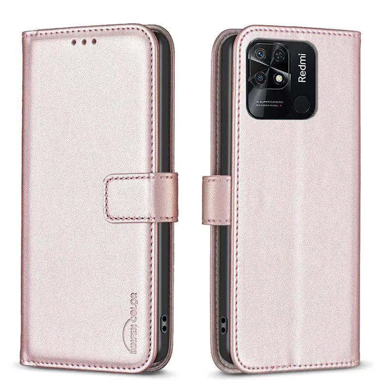 Кожаный чехол-книжка для телефона Xiaomi Redmi 10C Classic, чехлы для Redmi 10 5G 10A 10C Redmi10C со слотом для карт, задняя крышка Capa