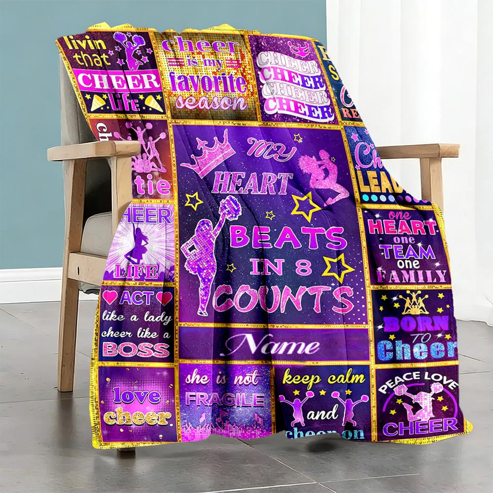 Love Customize Text Blanket Lightweight Customizable Blanket Warmthful Decor Suitable for Bed Nap Bedding Sofa Ideal for All Seasons