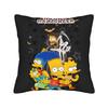 Pillow Cover Funny SSimpsons Green Polka Dot Family  Cute Funny Pillow Case For Sofa Couch Bed Living Room Pillowcases