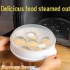 Миска для варки на пару в микроволновой печи: Пластиковая посуда для разогрева и приготовления булочек на пару с пароваркой, решеткой и коробкой.
