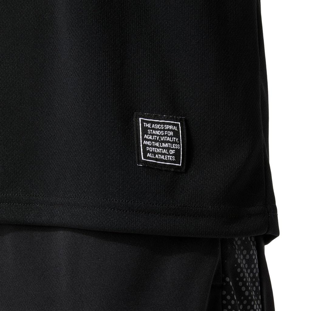 Тренировочная одежда DRY LOGO GRAPHIC SHORT SLEEVE TEE 2033C184 Унисекс Взрослый 001 S [ASICS] (ПЕРФОРМАНС ЧЕРНЫЙ/ОСВЕЩАЮЩИЙ МЯТНЫЙ)