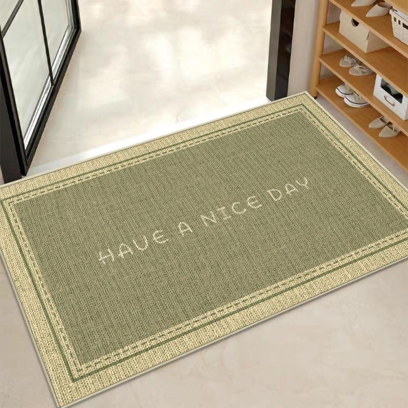 Моющиеся нескользящие коврики для двери: Абсорбирующее резиновое полотно для ванной комнаты, туалета, кухни