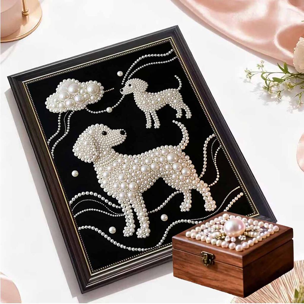 Наборы Алмазная Живопись Pearl Pup DIY 40x50 см Алмазная Мозаика Без Рамки для Взрослых Идея Подарка Декор Стены Дома