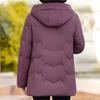 Winter Down Coat for Women Vintage Plus Size Outerwears Hooded Elegant Thick Warm Down Jacket Woman Parkas