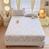 100% Cotton Fitted Sheet Soft Bed Cover Home Elastic Bedsheets Adults Kids Bed Linen Sabanas Para Cama (No Pillowcase)