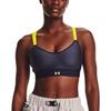 Under Armour Спортивный бюстгальтер с принтом логотипа Infinity для спорта с низкой ударной нагрузкой Женское нижнее белье Стальной-Фиолетовый 1373861-558
