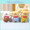 Keychain Dog Maltese Plush Toy Animal Doll Cartoon Decoration Gifts Pendant