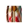 Miu Miu Plaid Logo Wool Tote Bag Women Handbags Red Green 5NE841_2IFK_F0Q6N