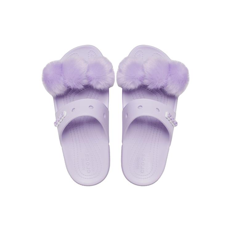 Crocs Классические шлепанцы Fur Sure 'Сиреневые' Женские 207405-530