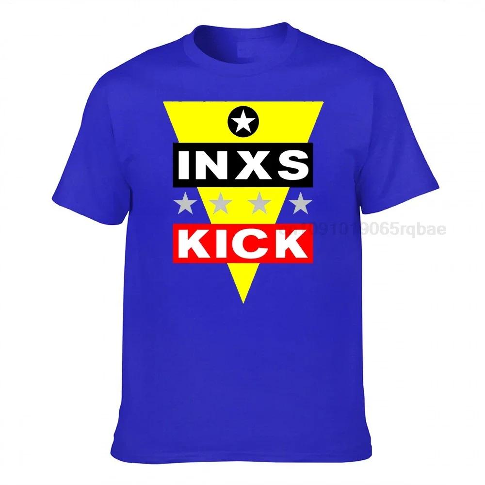 Inxs Band Kick Tshirt Cotton Casual Unisex T Shirt Unisexs Tee Shirts Tops
