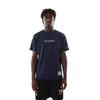 Short Crew Antibacterial and Graphic Logo Short Sleeve Navy T-shirt, Sleeve, Neck, DRYSAVER, Deodorant, Print, T-shirt, Basketball, C3-ZB352,