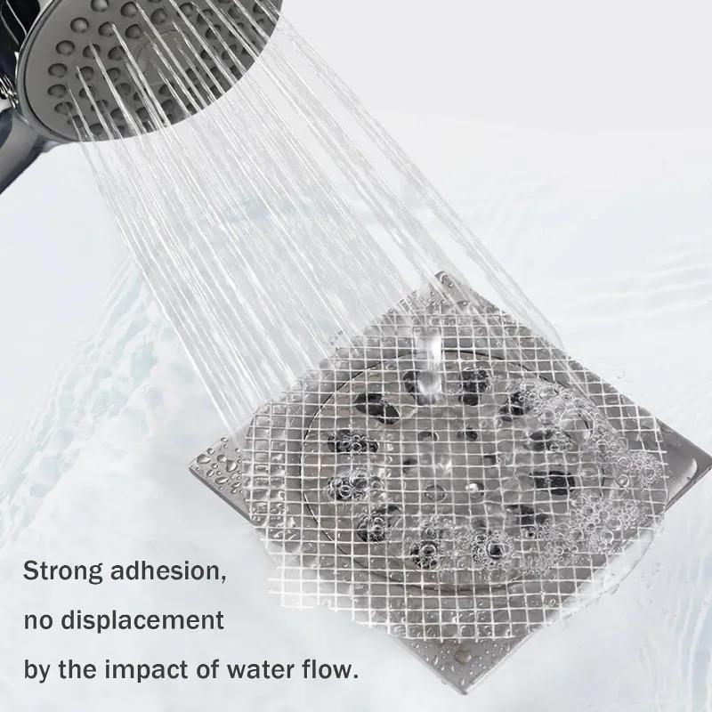 50/1 шт. одноразовая наклейка на слив для душа, улавливатель волос, заглушка для слива, фильтр, крышка для ванны, сетка для кухни, аксессуары для ванной комнаты