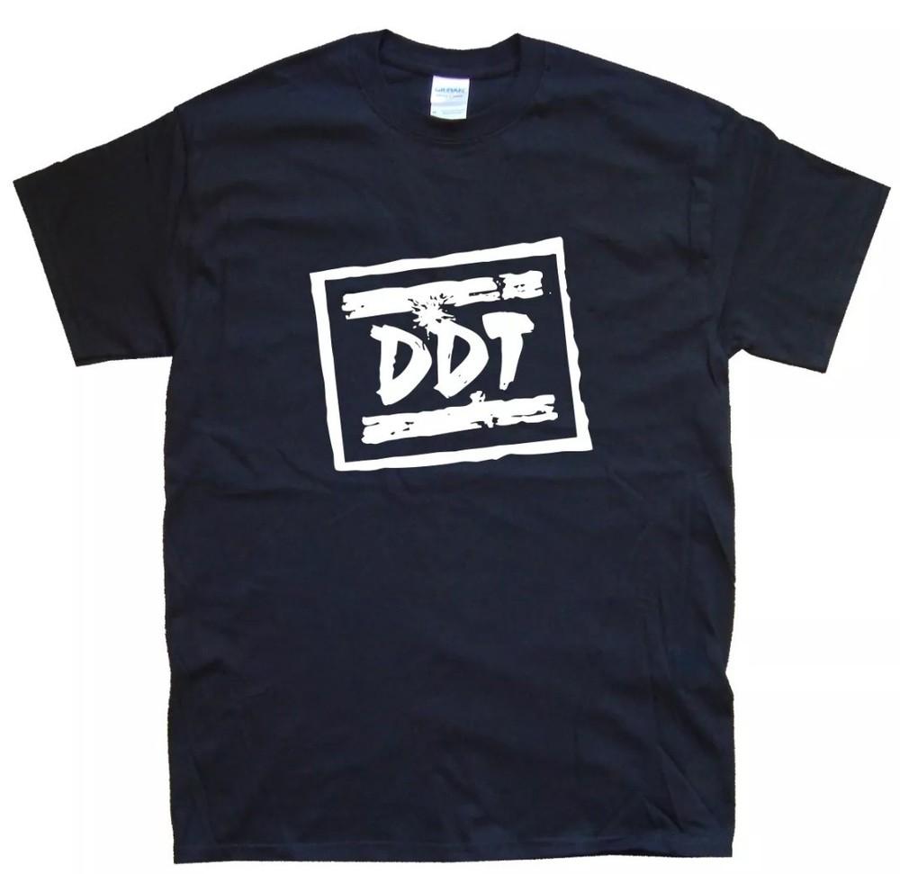 DDT russian band TSHIRT sizes S M L XL XXL 3 4 XL Black White
