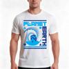 Planet Earth Tshirt Summer Casual Cotton Tee Oversized Streetwear Tops Vintage Graphic Print Loose Fit Short Sleeve