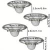 3 шт. Маленькая сливная корзина, сливной фильтр из нержавеющей стали для раковины, 3 шт. сливной коллектор для волос для прачечной, раковины для мытья полов