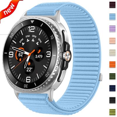 Нейлоновый ремешок для Samsung Galaxy Watch 8 40/44мм, регулируемый сменный ремешок-браслет для Watch 8 Classic 46мм, аксессуары для ремешка