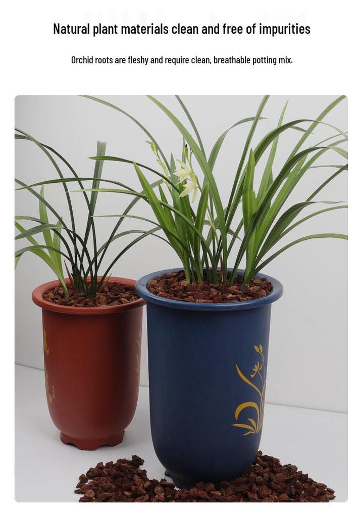 Special Fermented Pine Bark Substrate for Clivia, Phalaenopsis, and Dendrobium Orchids, New Zealand Bark for Top Dressing