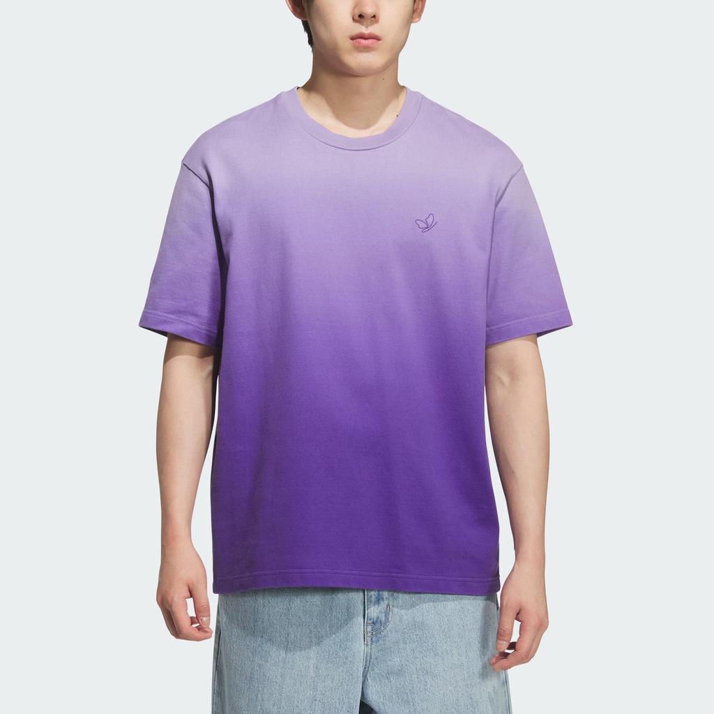 adidas Originals Dye Ss25 Sym Dip Серия Совместного Творчества Су Имин Трикотажная Футболка Свободного Кроя с Коротким Рукавом Мужские Топы KH1076