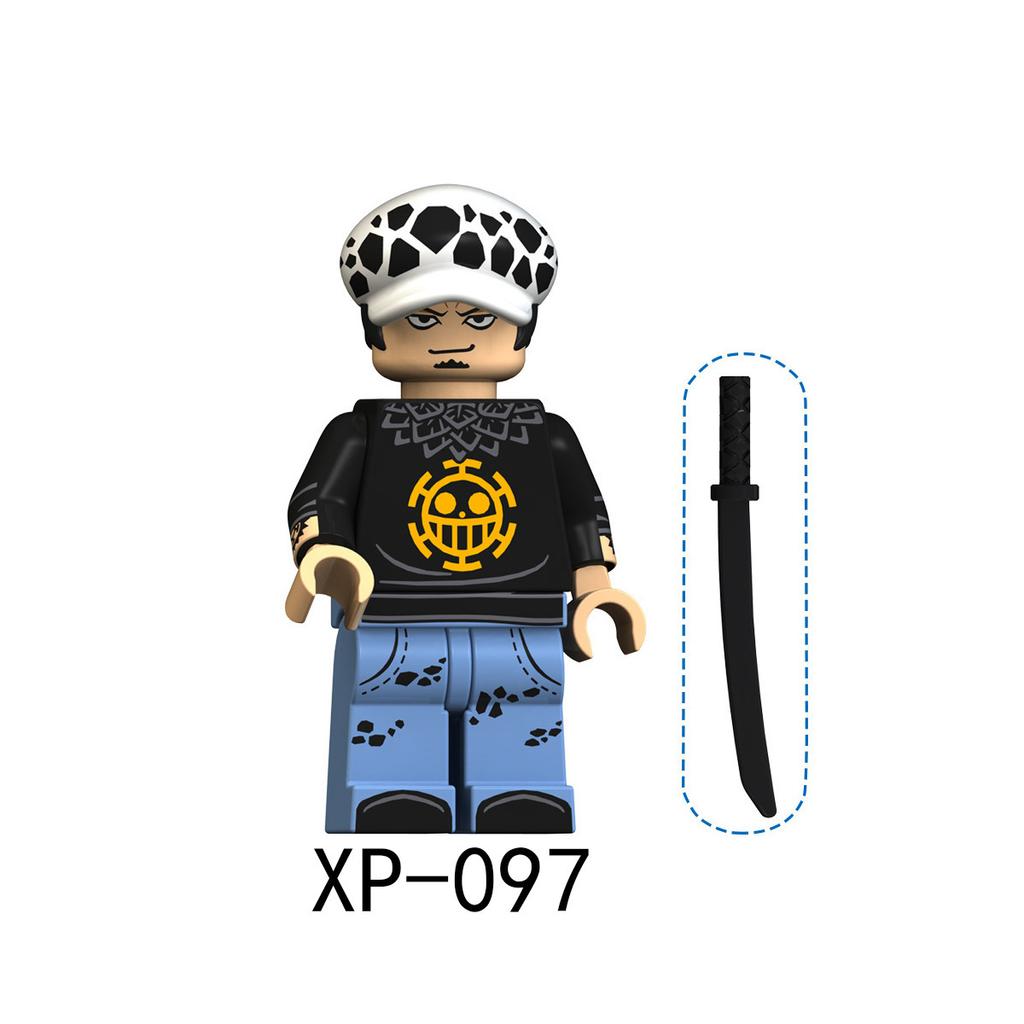 14 Models 15 Pirate Sailing Series Building Block Doll Small Particle Mosaic Toy King Bag